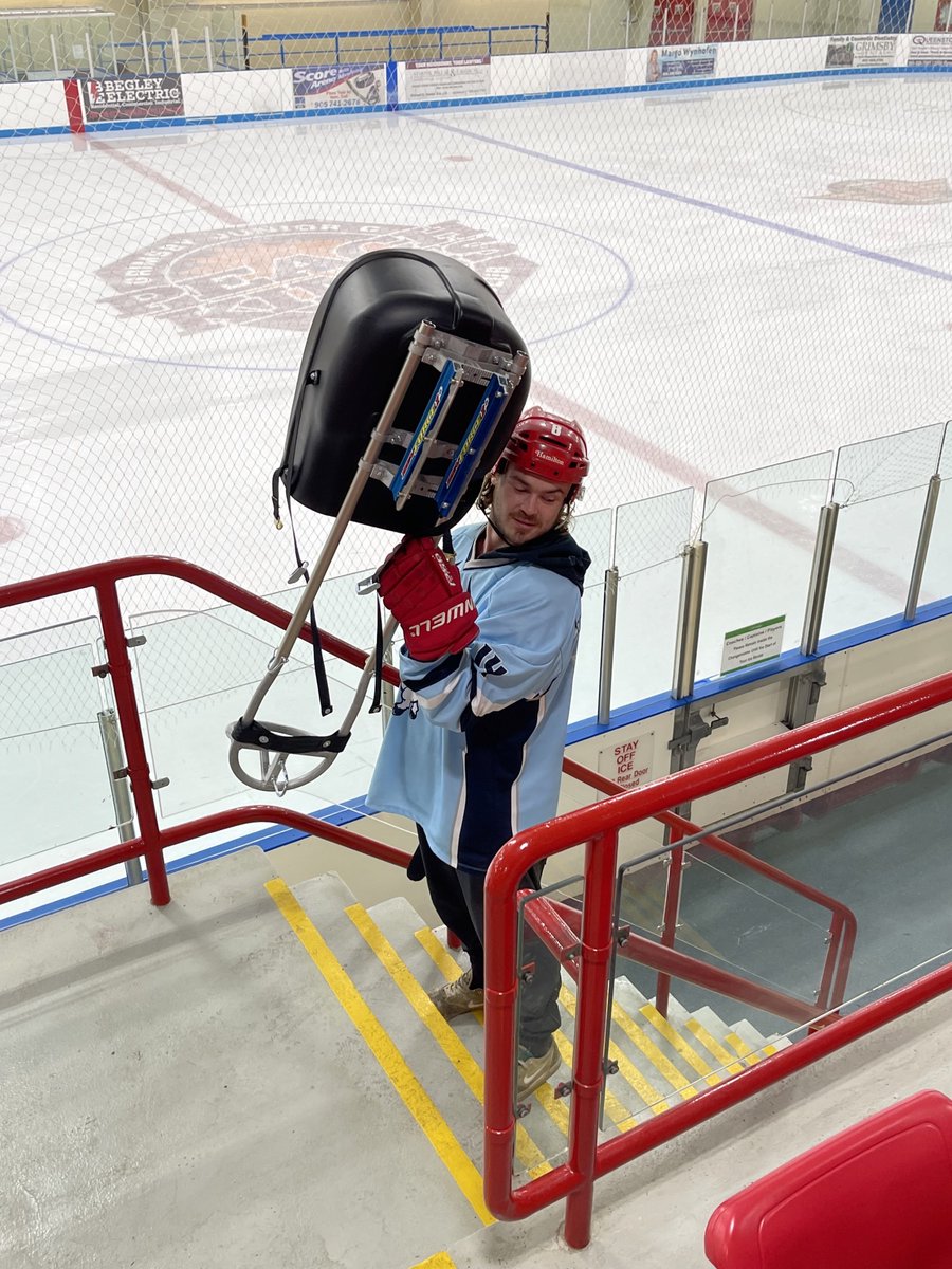rmawhood's tweet photo. He was a Junior A #Hockey player that suffered a major stroke at the age of 18. 
His ice hockey career may be over, but thanks to @parasport_ont his #SledgeHockey career is just beginning!
Grimsby's Riley Dunda joined the #NiagaraSportsReport 
Listen here: https://t.co/2wLStbqvOH https://t.co/64ghGdDuvO