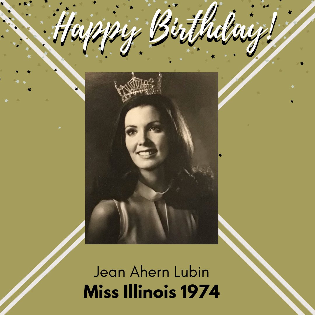 Happy Birthday to Miss Illinois 1974, Jean Ahern Lubin! 
.
.
#happybirthday #MissAmerica #MissIllinois #Classof1974 #1974