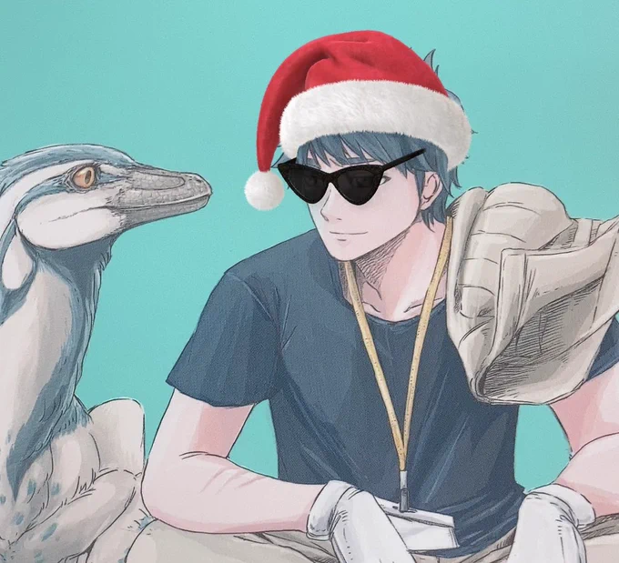 こちらもクリスマス仕様に…… (おもちゃにしてすみません、海堂さん……)