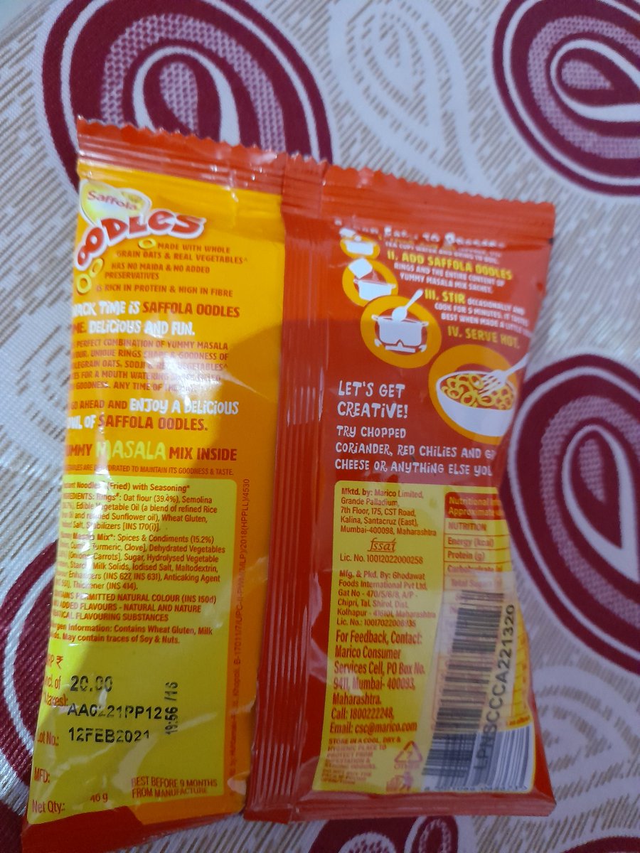im_kaushalkumar's tweet photo. @amazonIN @ficci_india @PMOIndia @SaffolaOodles 
Ordered saffola oodles from amazon and yesterday received products which were already expired last month. @amazonIN @SaffolaOodles Are you playing with the life of small kids. And also you are saying that this item is not refundabl https://t.co/hDSsDtVmLZ