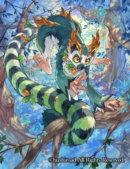 【お仕事】本日発売のカードファイト‼︎ヴァンガード  overDress ブースターパック第4弾 「覚醒する天輪」にて『樹角獣レムレア』を描かせていただきました!!よろしくお願いいたします～!!
https://t.co/TNosV3rcHk
#ヴァンガード 