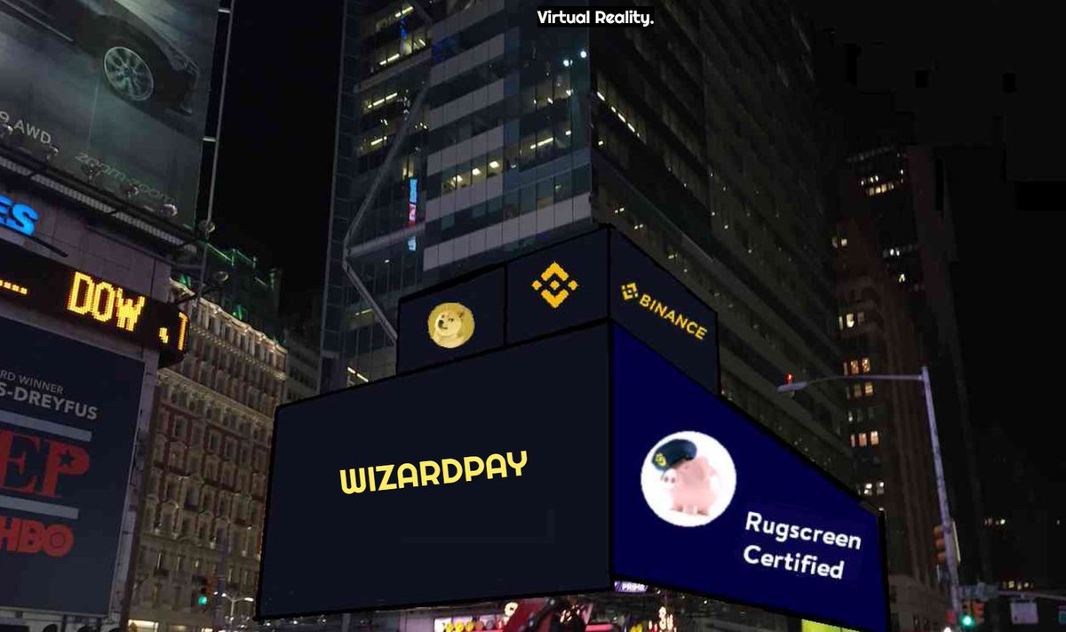 RugscreenApp's tweet photo. @wizardpayment Wizard Pay is On Times Square! Check It Out: 
 
https://t.co/saX60JOV2u 
 
To The Moon!  Your Friends At https://t.co/oDmi2oHYwg And https://t.co/p2WIxpLbjE https://t.co/cib09etPDS