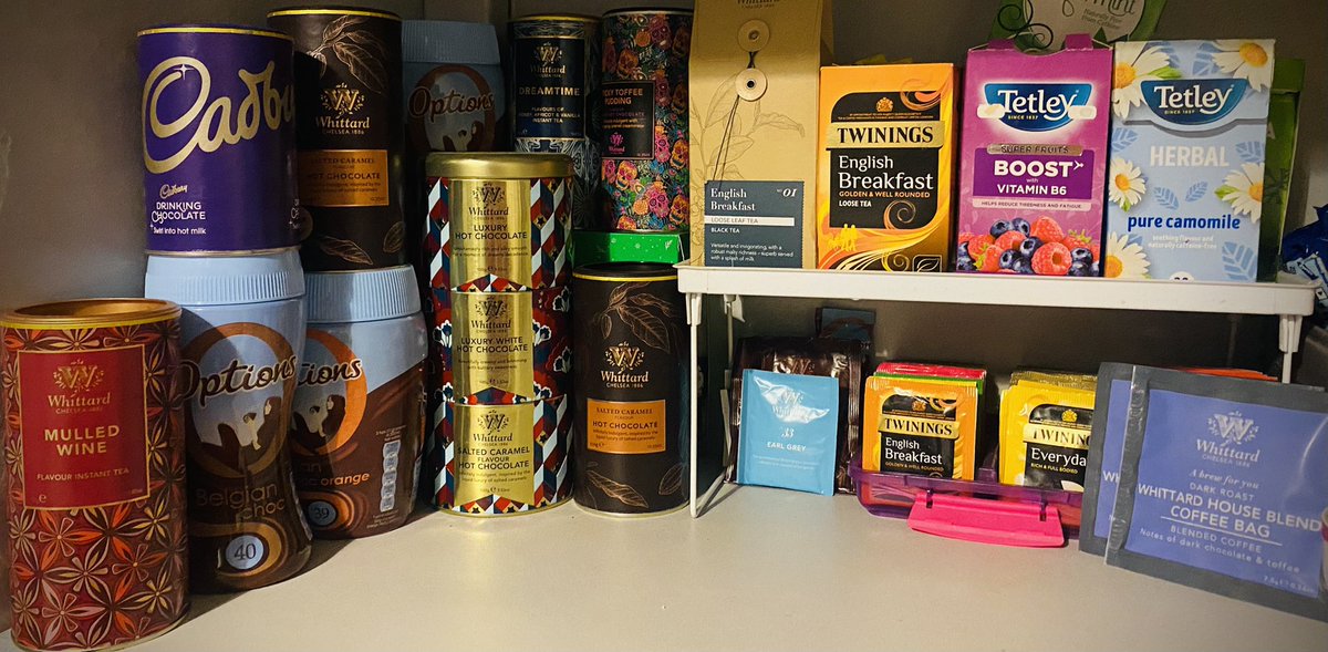 NikkiFundraiser's tweet photo. I think I have a problem… #TeaObsession #HotChocIsLife #LoveAGoodBrew https://t.co/vfxFlMfak5
