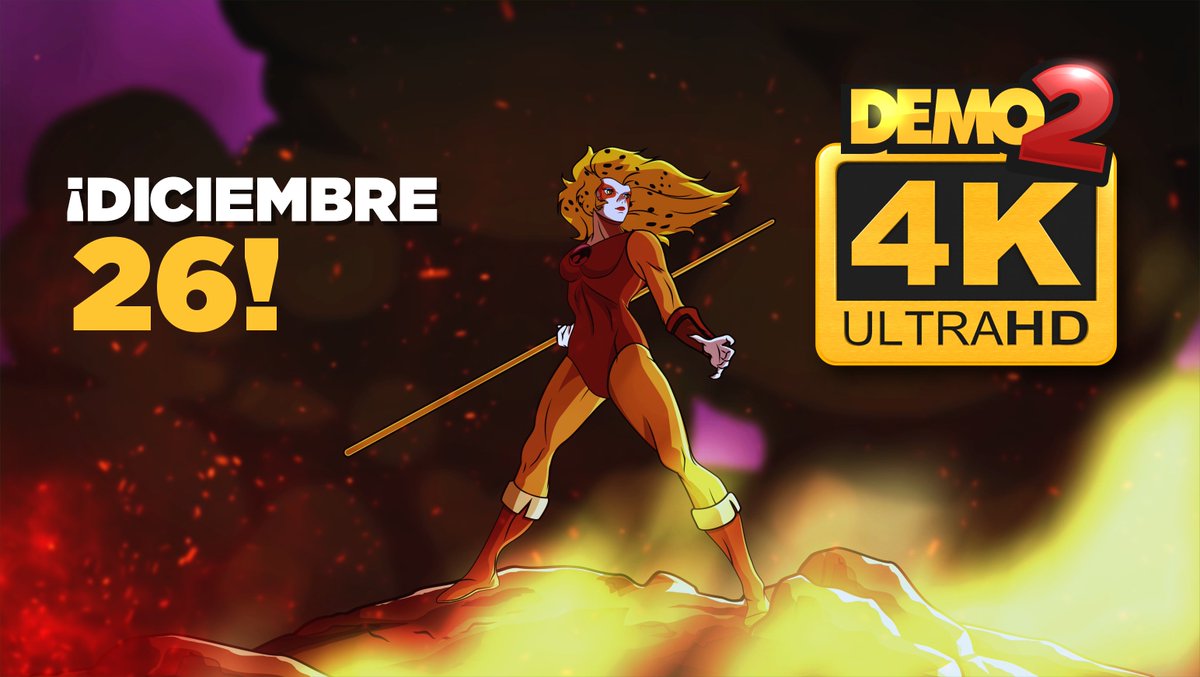 intros_4k's tweet photo. Este 26 de Diciembre lanzaremos el segundo demo de esta fabulosa Intro, en donde al fin podremos ver a todos los Thundercats en este sensacional formato 4K. ¡Por favor, dale like y ayúdanos a compartir y a difundir este bonito proyecto! https://t.co/ZzFq7FtDis