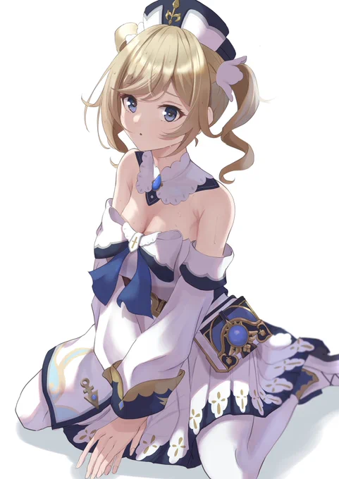 原神始めたのでバーバラ描きました 