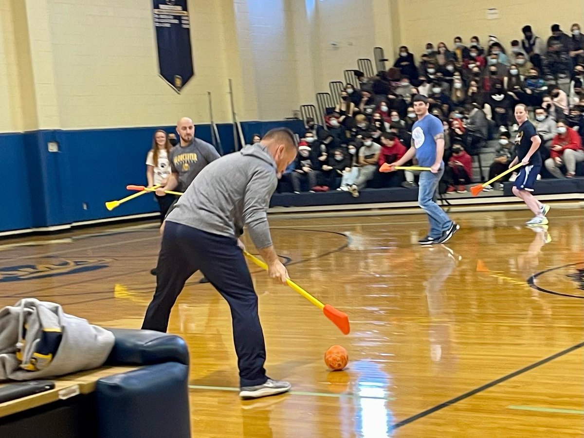 GloucesterGHS's tweet image. 🏐Cragge Bowl 2021! 
    
Teachers win again! It was so great to see our student body together again before the end of 2021! #LionHearted #bringonthenewyear