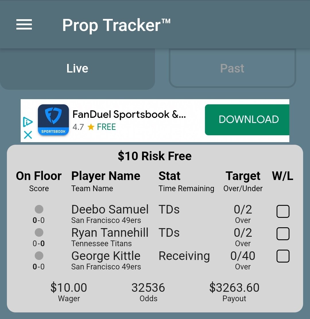 Our NFL data can now be input! And to apologize for the delay / celebrate the season, if this play below for our risk free bet on Fanduel hits, we'll giveaway $150 to one of our followers if you:
-Follow Us
-Like and RT this!
That's it!
#Giveaway #GamblingTwitter