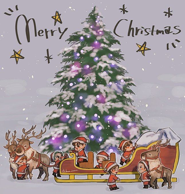 「メリークリスマス サンタ帽」のTwitter画像/イラスト(新着)｜19ページ目