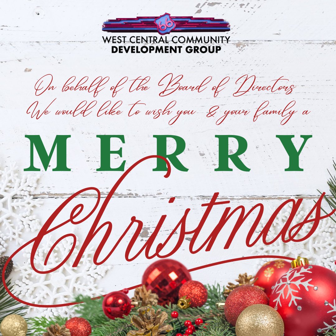 WCCDG1's tweet photo. On behalf of the West Central Community Development Group & It's Board of Directors we would like to wish you & your entire family a Very Merry Christmas!
Always remember to put your money where home is. Shop local this Christmas. #WCCDG #communitysupport #shoplocal #shopabq https://t.co/uykbl2z2aG