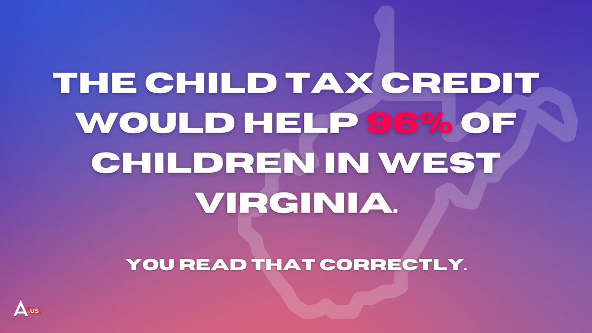 The #BuildBackBetter plan could offer a lot of relief to West Virginian families through an expanded #ChildTaxCredit. <a href="/Sen_JoeManchin/">Senator Joe Manchin</a> knows that.