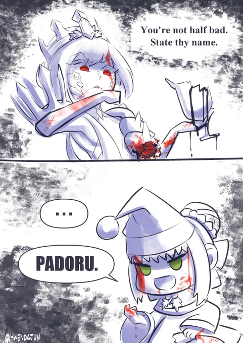 Beast VI vs PADORU
A.K.A. Whore of Babylon vs the Holy Spirit of Christmas
#FGO #FGOAC 