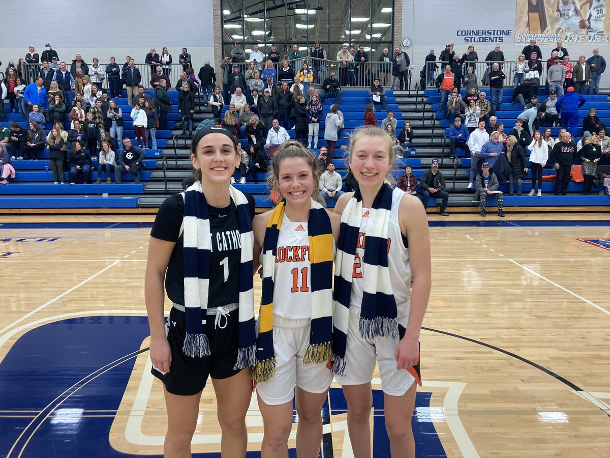 CUathletics's tweet photo. Congratulations to Rockford on winning the Girls Blue Division! 

MVP: Grace Lyons (Rockford)

All-Tourney: Theryn Hallock (FH Central), Ella Mondoroski (Catholic Central), Alyssa Wypysch (Rockford), Abby Kimball (West Catholic)

@FOX17Blitz @WOODTV @wzzm13 @MLiveSports https://t.co/GZJd9WFP3z