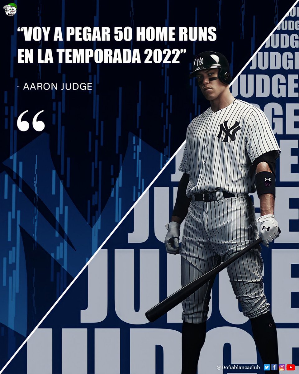 Donablancaclub_'s tweet photo. Palabras de Aaron Judge para la próxima temporada 2021. 🔥💯 ¿crees que lo logre? 
#aaronjudge #judge #yankees #newyorkyankees #lasmayores #grandesligas #mlb https://t.co/fGQeuuWTKl
