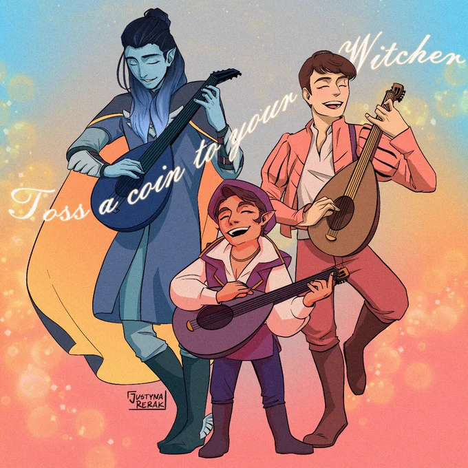 Bards 🤍 #CriticalRole #witcher #crossover https://t.co/twgkjzKG2O 