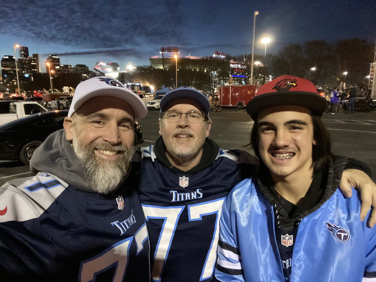 Max’s first night game! #TitanUp
