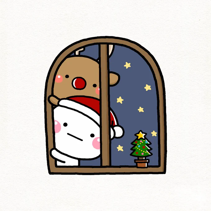 クリスマスイブ🎄
#しろまる 