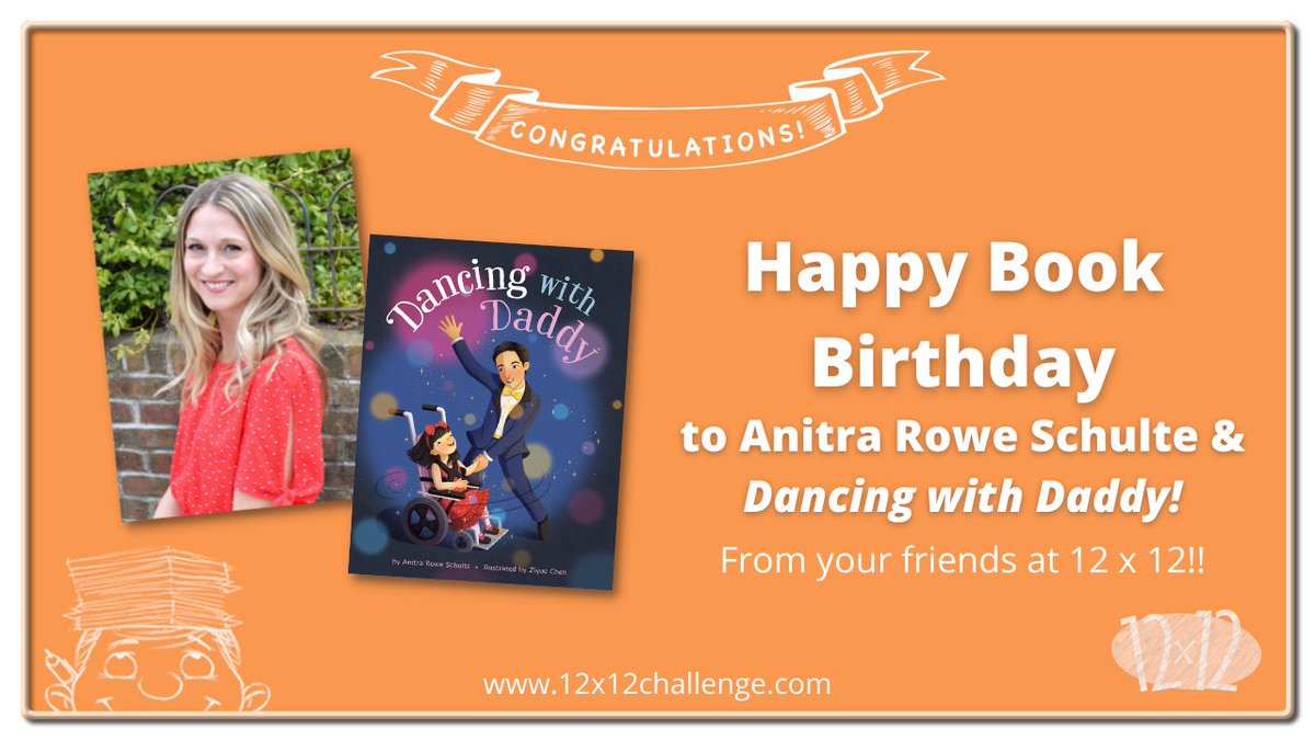 Congratulations to @anitraschulte @zzzyuair and #TwoLions on the release of DANCING WITH DADDY!Way to go! #12x12PB #picturebook