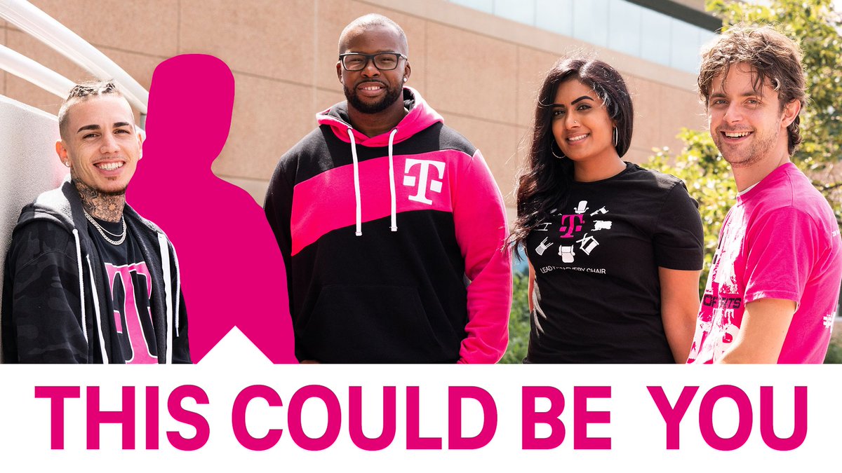 Magenta looks so good on you! Rock some magenta gear and do amazing things when you work at @TMobile!