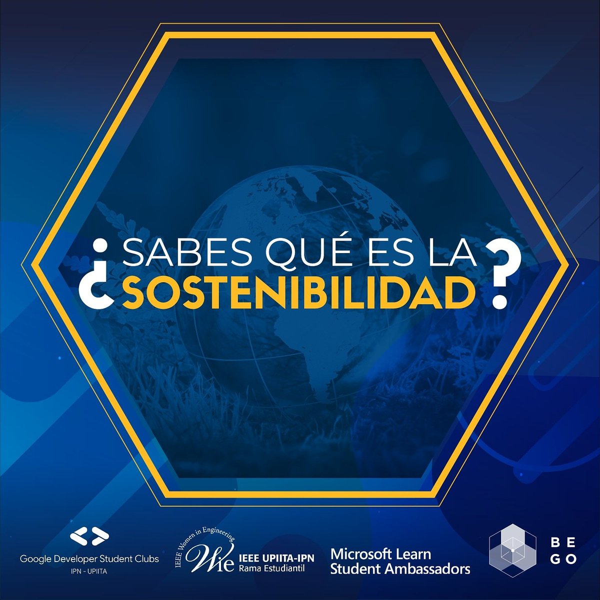 poli_Hacks2022's tweet photo. ¿Sostenibilidad? Es el desarrollo que satisface necesidades sin comprometer la capacidad de las futuras generaciones. En PoliHacks este será el tema de los proyectos para tratar de mitigar estas consecuencias y buscar un futuro sostenible. Regístrate en: https://t.co/h2xAddqnQx https://t.co/U7ludi38Wu