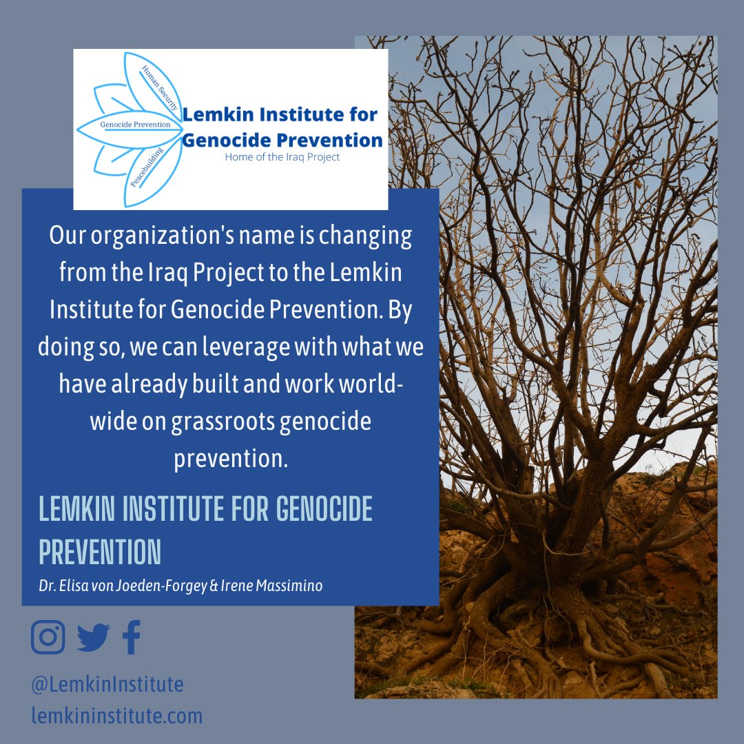 Lemkin Institute for Genocide Prevention (LemkinInstitute) Twitter