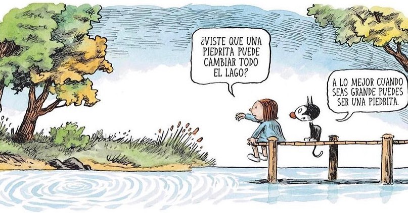 Sos una piedrita.