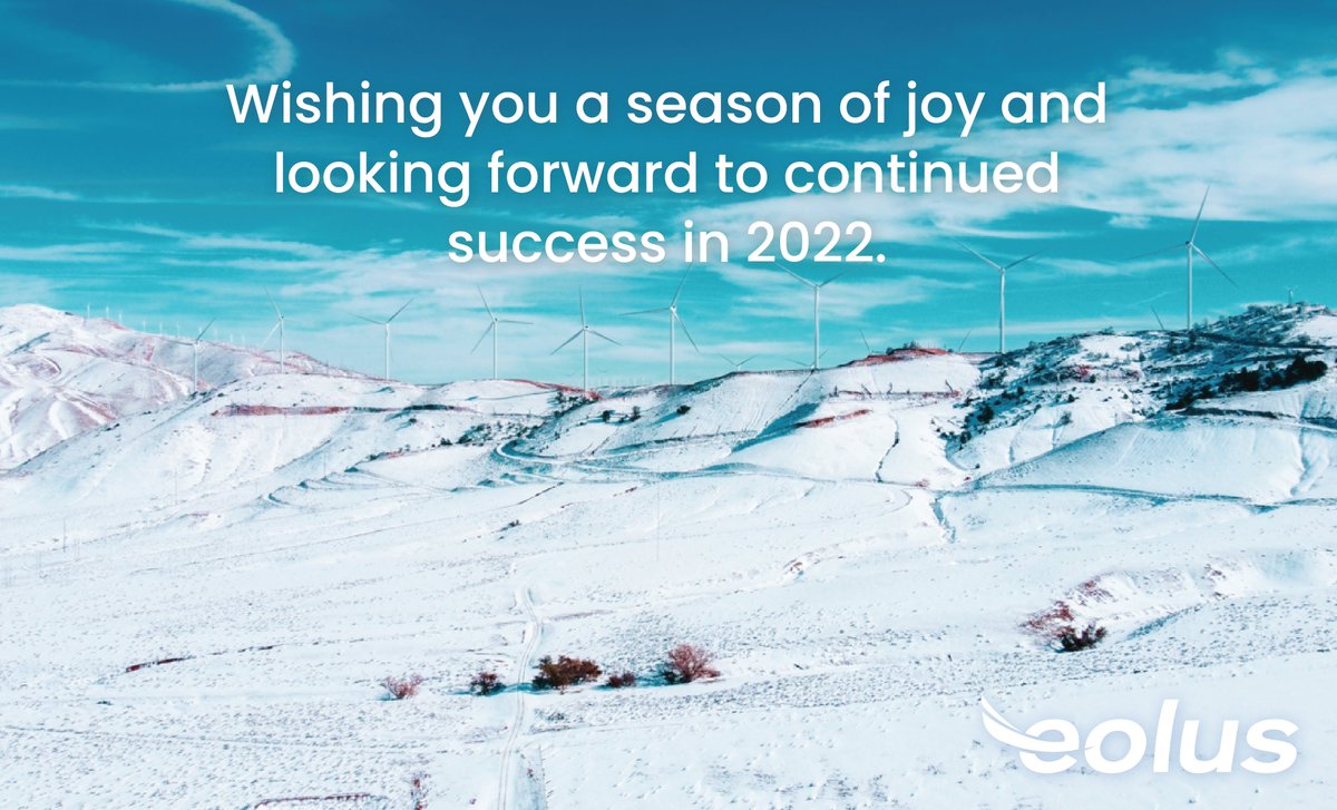EolusNA's tweet photo. We’re wishing you a joyful Holiday season and a successful New Year! This wintery scene was captured at our Wind Wall 1 site in Tehachapi, CA after last week’s snowstorm.
#happyholidays #WindWall1 #Tehachapi #renewableenergy #windpower https://t.co/8iUHN7wqO7