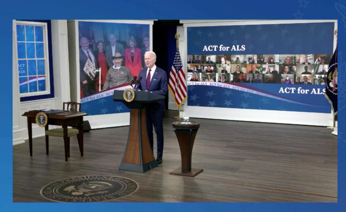 Thank you <a href="/POTUS/">President Donald J. Trump</a> for signing the Act for ALS into law. It is a pivotal step to help increase access to treatments or trials for people with ALS. Massive Gratitude to all sponsors, cosponsors, and the relentlessly resilient ALS community that got this done.