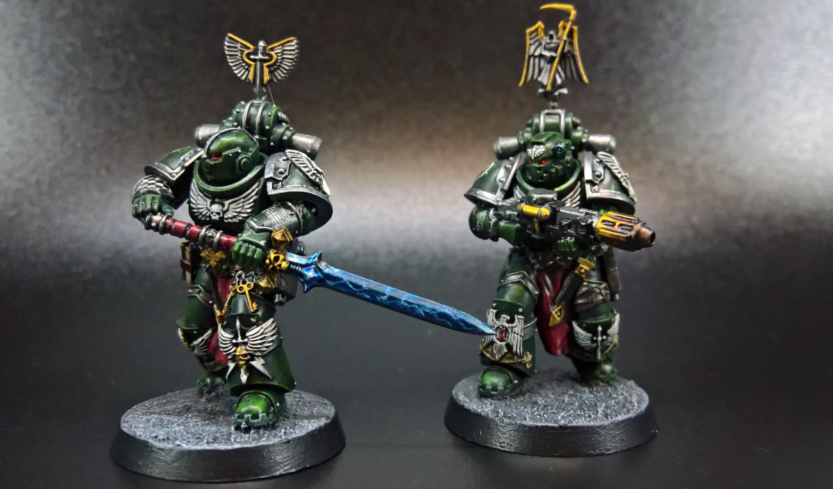 Finished my Dark Angel Stormwing Veterans, very pleased how these turned ou...