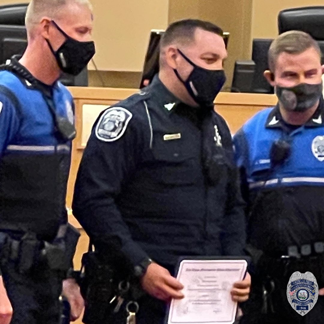 NLVPD's tweet image. #NLVPD would like to congratulate Sergeant Lee &amp;amp; Officer Miller for graduating from Motor School today!

Great job and enjoy keeping our roads safe!

#Police #TrafficCop.
