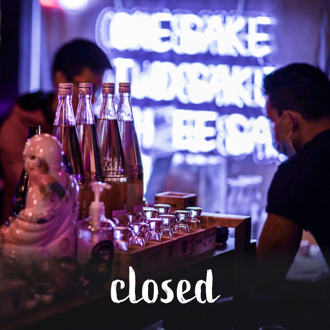 ikkisakebar's tweet photo. We are closed from today until Jan 3rd.

We will be back in the new year on January 4 for more sake and even more fun 🍶 💥 

Happy holidays! https://t.co/ncB1MYuGIf