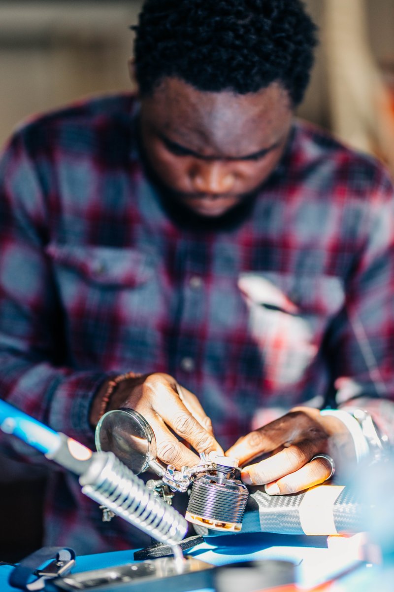 DeuceDrones's tweet photo. Meet Ayo! As part of the Deuce Drone team, he integrates drone software and hardware components for safe and sustainable drone deliveries. #dronedelivery #droneservices #transportation #fundraising #startup #aerial #dronephotography #dronesdaily https://t.co/fDmOFaD8yp