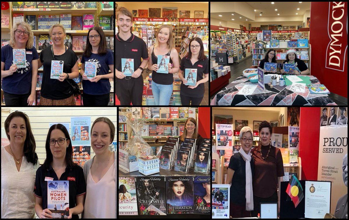 DymocksE's tweet photo. 🎁 24 Days of Christmas Gift 🎁
Day Twenty-Four - Local Talent

We are so lucky to have such wonderful local talent. This year we have had visits from many local authors who kindly gave their time to sign copies of their books and meet their readers.
#ShopLocal #bookstore #books https://t.co/fMmVedFpTq