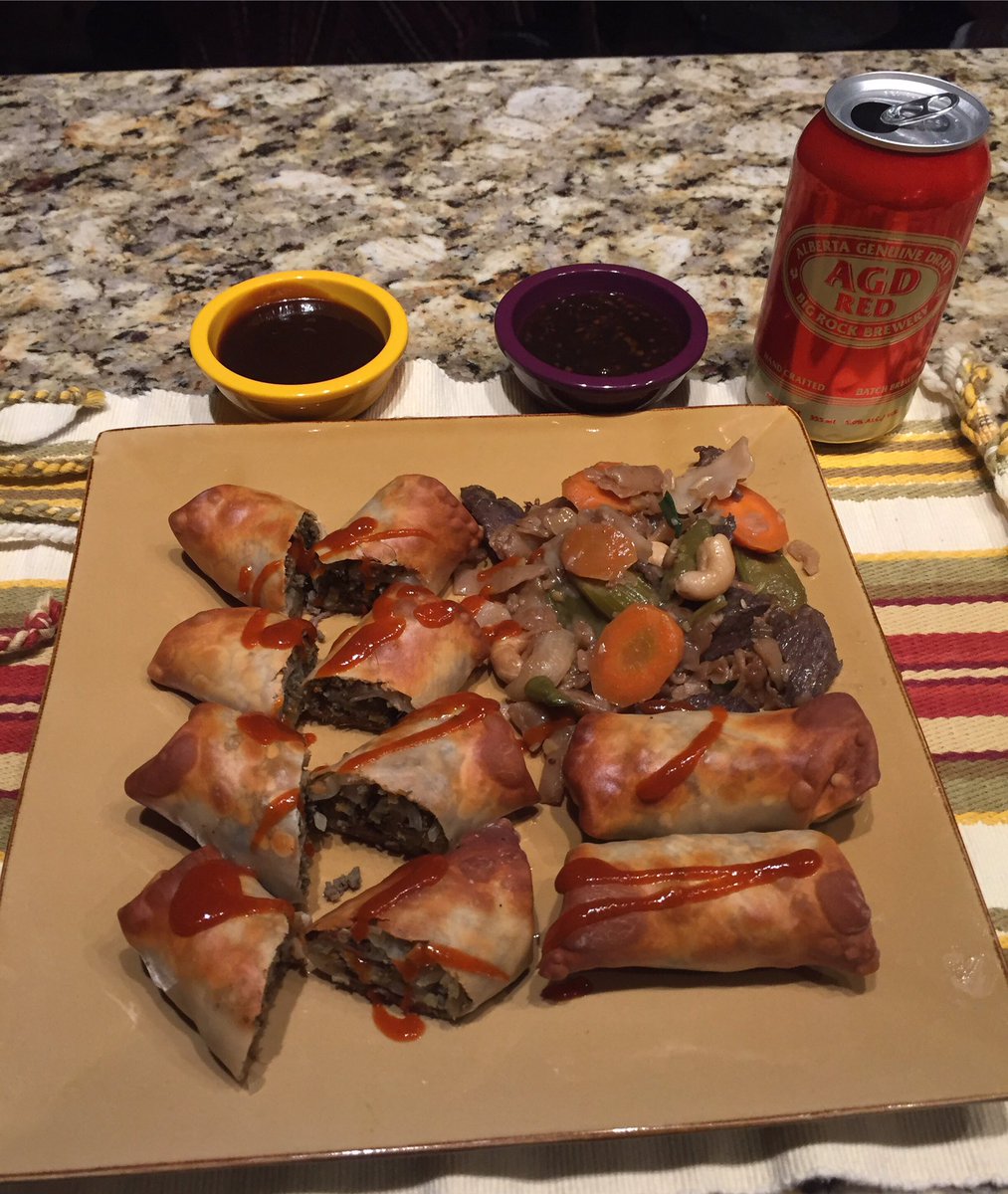 bushcamp2's tweet photo. Supper: venison &amp; vegetable crispy baked egg rolls!  If you’ve got kids, they’re going to love these. (recipe for a guideline is attached)

https://t.co/t2DCo4JyNj https://t.co/ofIJ6jtqA5