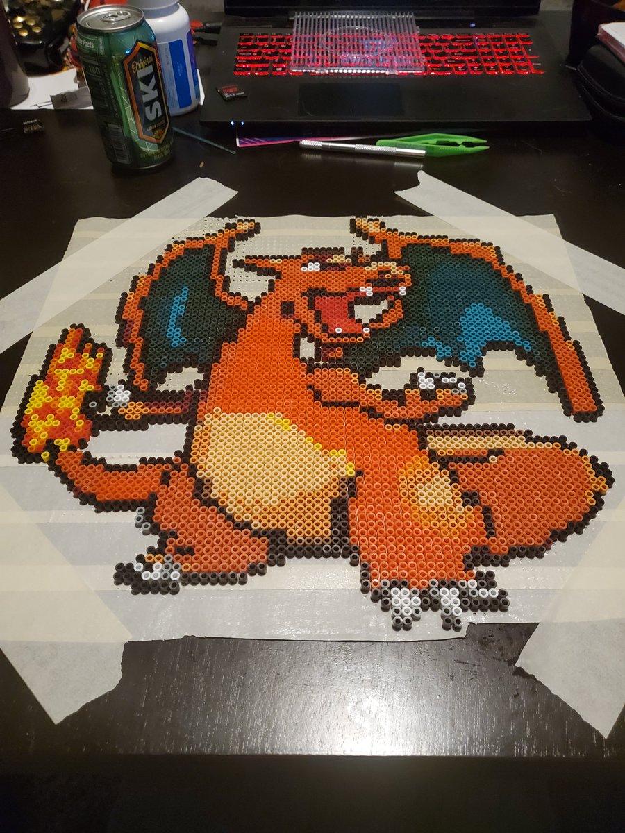 Hama Bead Charmander (Pokemon Series #3) 