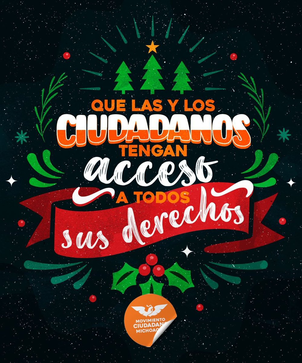 🦋✌️En esta época de fiesta, en el #MovimientoNaranja, nos sentimos más que entusiastas para impulsar un #NuevoTrato para que las y los ciudadanos tengan acceso a todos sus derechos. ¡Éntrale a la #EvoluciónMexicana !
