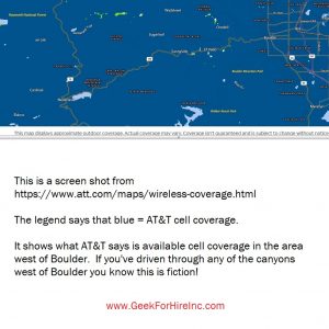 GeekForHireInc's tweet image. When you're looking for the best #CellCoverage, the map from your provider doesn't have the most accurate info. Read the blog for better options. #Cellphone #SmartPhone #CellService @ATT @verizon @TMobile @sprint #BoulderCanyon #Boulder geekforhireinc.com/cell-coverage/