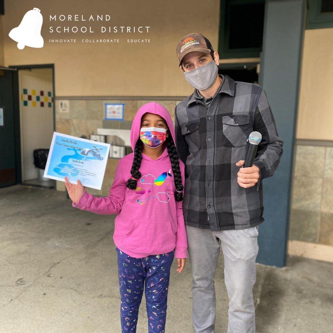 MorelandSchools's tweet photo. 🌊We're making a big SPLASH for @CountryLaneColt Snigdha N. who received a Water Conservation Award now named after her!🌊
Visit us at https://t.co/Uqfnsb1ueq to learn more!
#MorelandMoments #CelebrateMoreland #WaterConservation #StudentsMakingADifference #ThoughtfulThursday https://t.co/2rZ4O3Wr6t