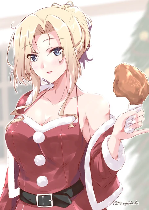 クリスマスなんでサンタコスイラストこれくしょんをヾ(*'∀`*)ノ 
