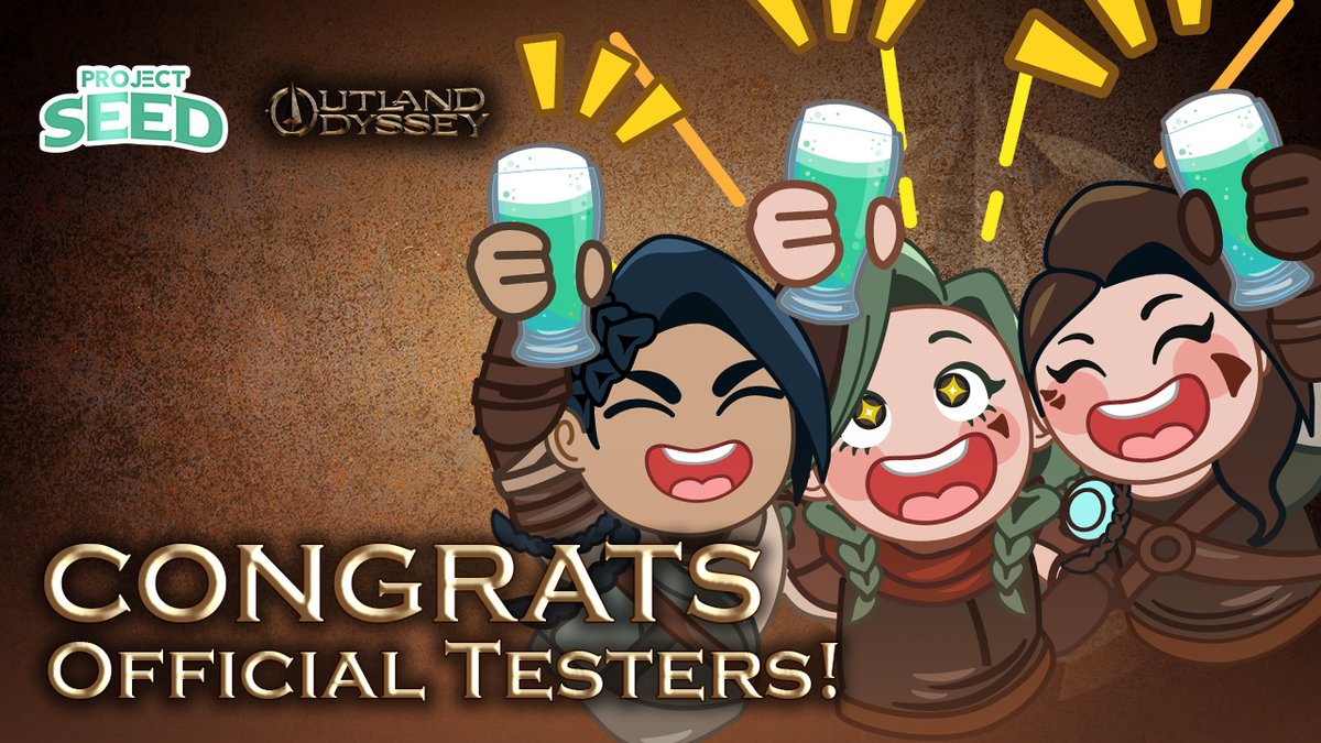 ProjectSeedGame's tweet photo. ⚔️ Early Test Winners Announcement
The "Early Test" registration period has ended! We’re glad to announce 200 winners that will experience our game.
🏹 Test Day: Dec 25
Check out the list here: https://t.co/98W827T3ju
#ProjectSEED #OutlandOdyssey #EarlyTest https://t.co/cvs1af7LPH