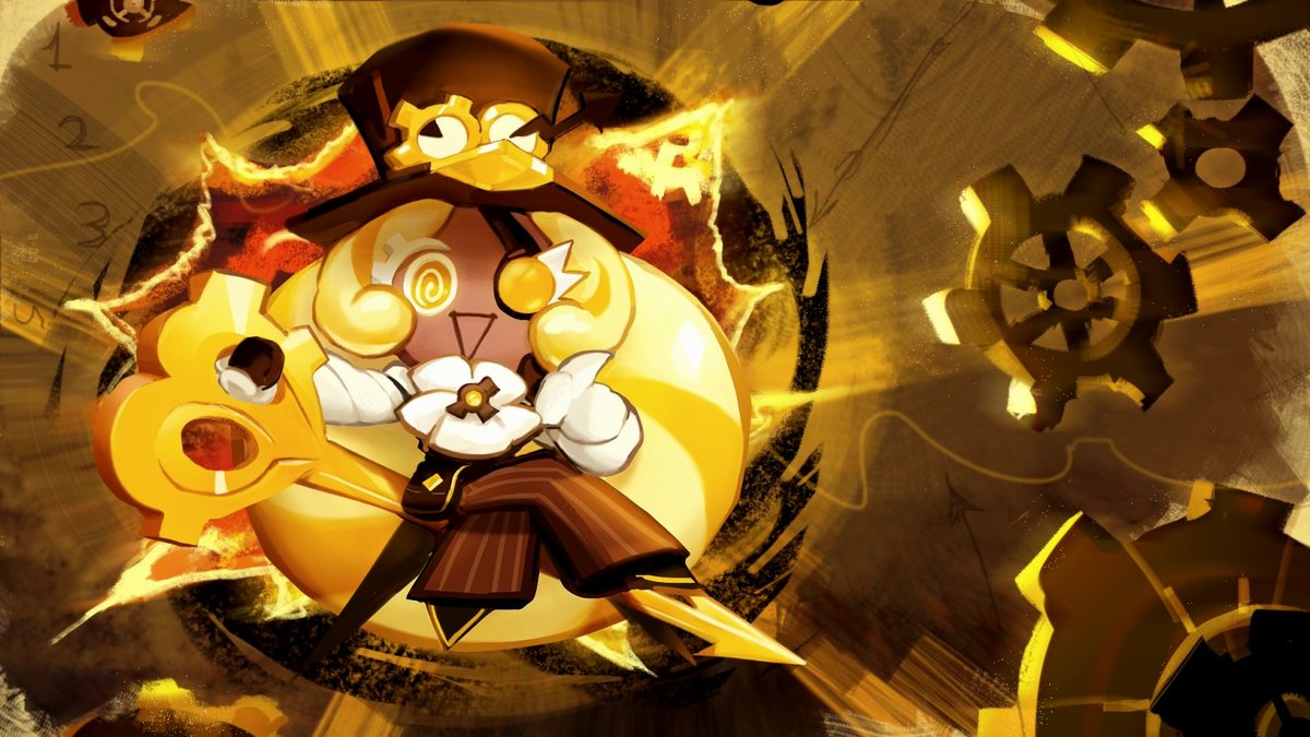 CookieRunOBEN's tweet photo. Check out this cool Timekeeper Cookie fan art by @piefrans!
Will Timekeeper Cookie be back in the next update? 🤔 https://t.co/HrFqzS4d3A