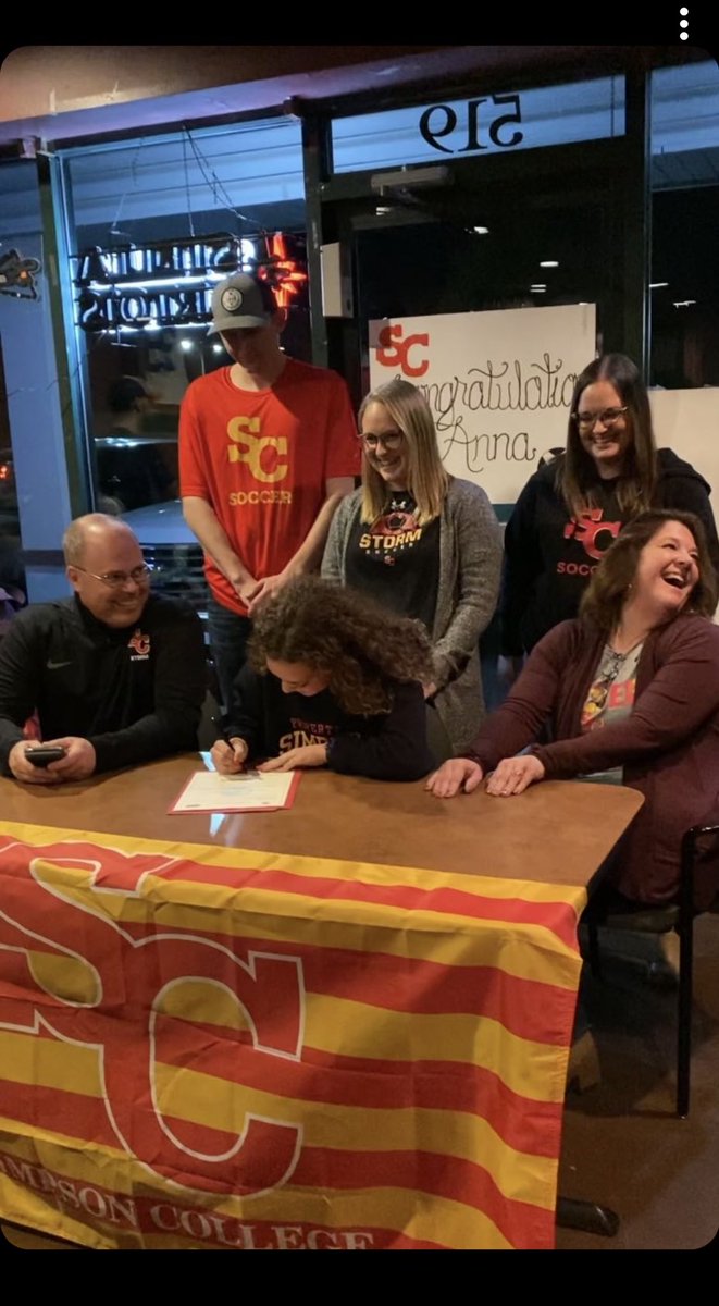 SEPGirlsSoccer's tweet photo. Congratulations to Anna Sharp on her decision to play soccer for Simpson College. https://t.co/PO8EsaB0BA