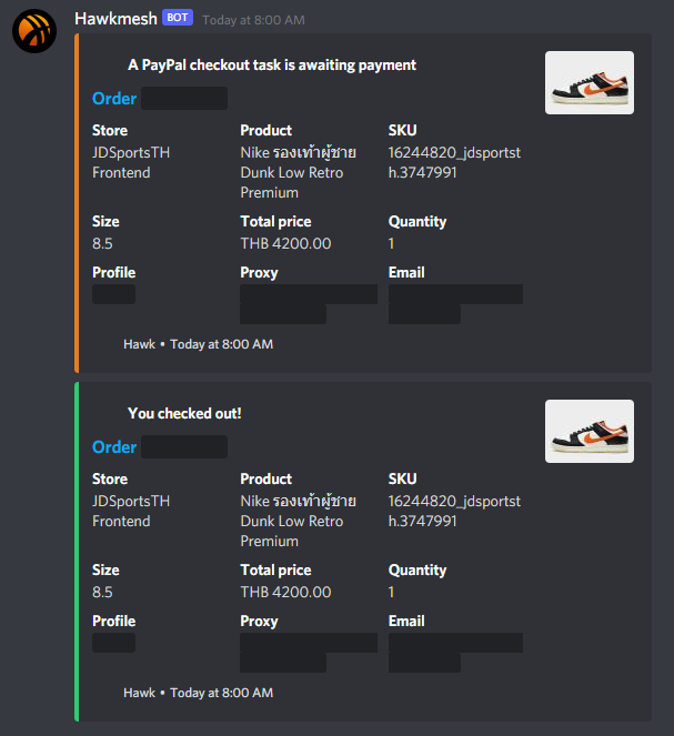 Bot: <a href="/HawkMesh/">HAWK</a> 
Proxies: <a href="/HOM3_Proxy/">HOM3 Proxy</a> 
Group: <a href="/CopfirstNotify/">CopFirst Notify</a> <a href="/HoneyFNF/">HoneyFNF</a>