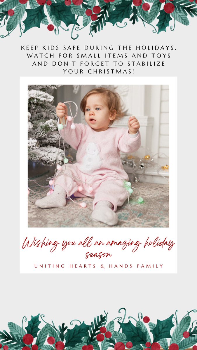 UnitingHH's tweet photo. For more holiday safety tips check out the link below! https://t.co/7vrUUR8oIN
#kidsafe @UnitingHH https://t.co/CbTV9JSxMo