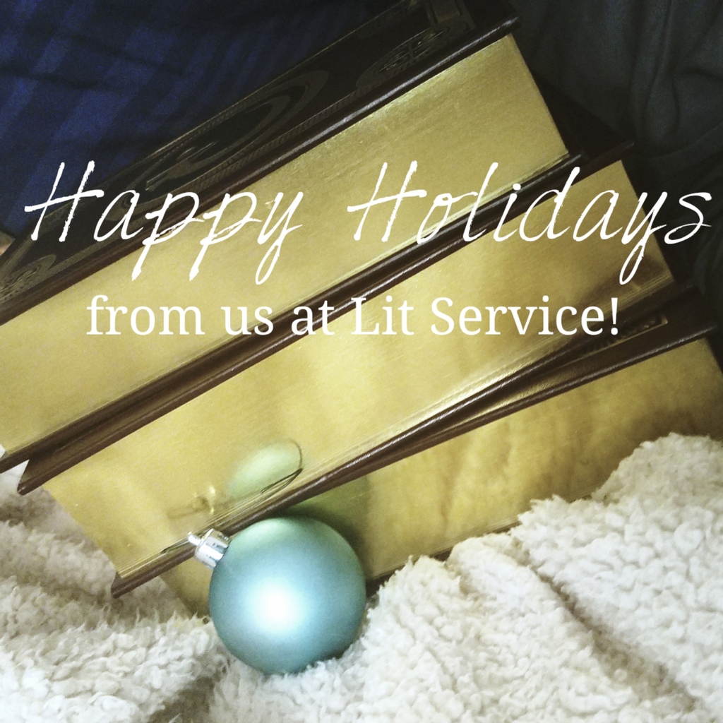 LitService's tweet photo. Happy Holidays from all of us at Lit Service! We hope you have something to read over your Christmas break, and we are excited to see you in 2022.
.
.
#litservice #merrychristmas #happyholidays https://t.co/zSlrUj2nEN
