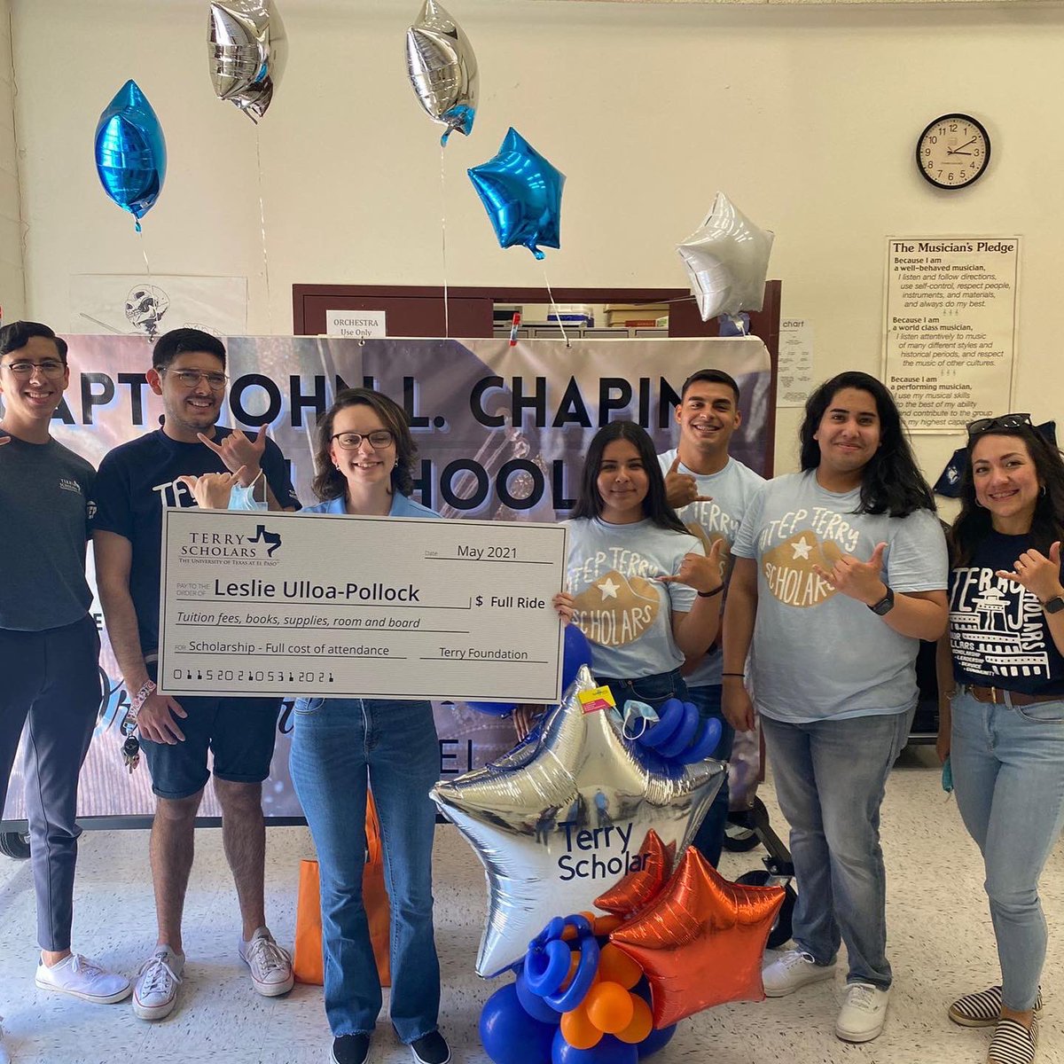 We would like to wish Annet Rodriguez all the best as she moves on from her position as Terry Coordinator. We are going to miss you. You made an impact in our lives and we know you will do an amazing job impacting many more. Thank you so much! 
-Your Terry Familia