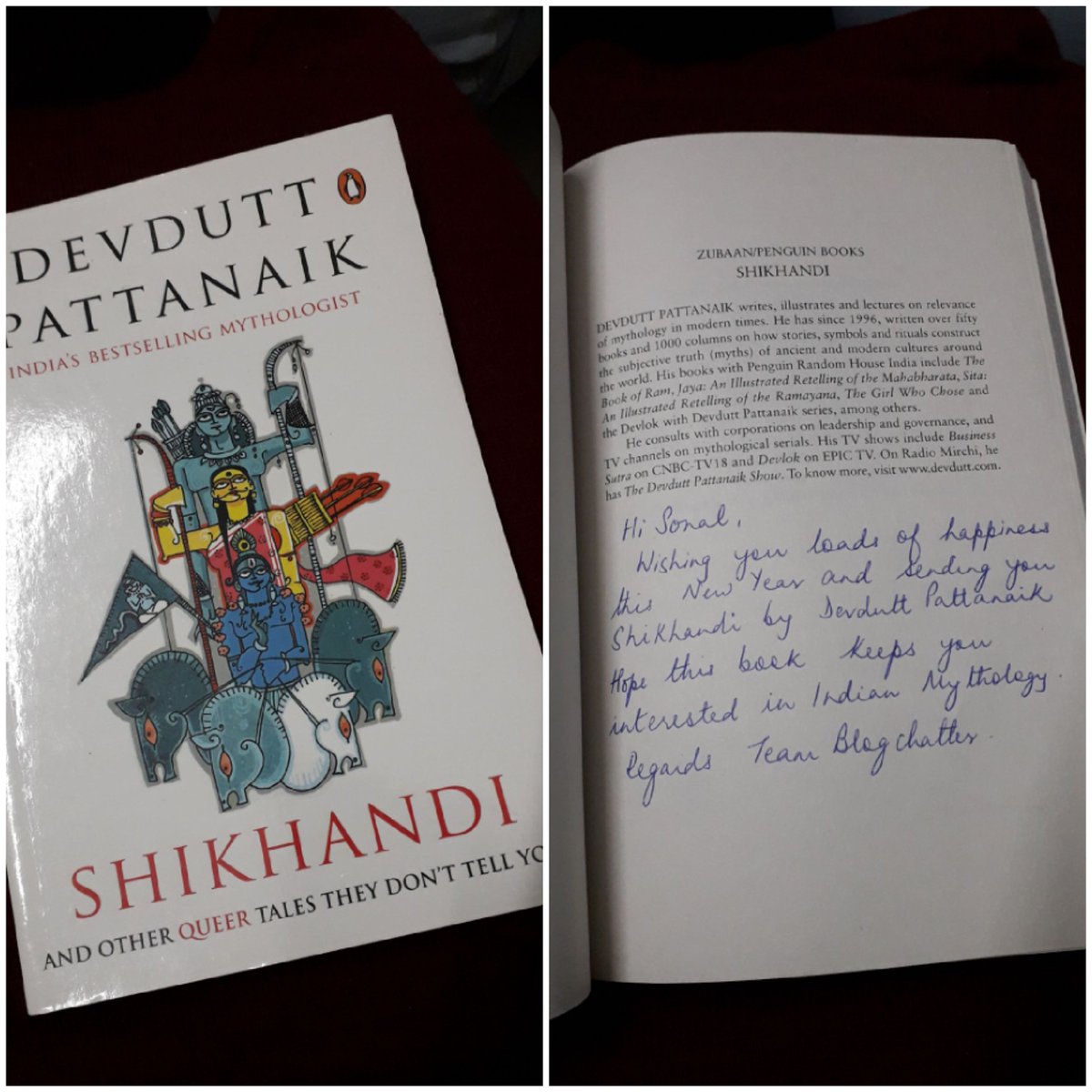 AuraofThoughts's tweet photo. Thankyou Team Blogchatter for sending across this yearly surprises. Selection of the book also shows how well you know your Bloggers & super grateful that @blogchatter team always sends 2 gifts for their #BloggerDuo #MeenalSonal https://t.co/xNbVMB7LVB