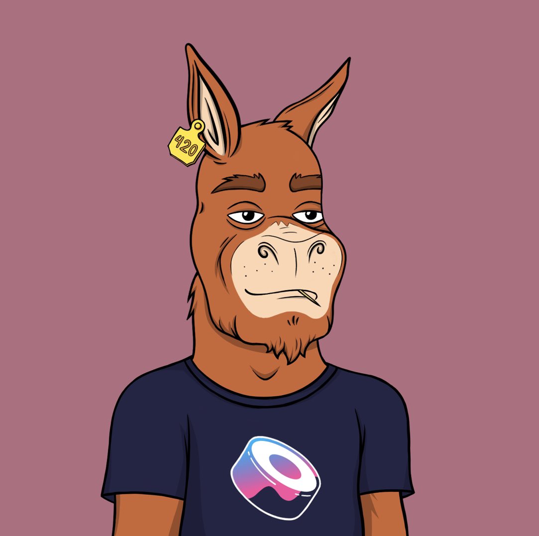 My donkey’s revealed! They’re so sick what the hell 🔥 <a href="/DegenDonkeysNFT/">Degen Donkeys</a>