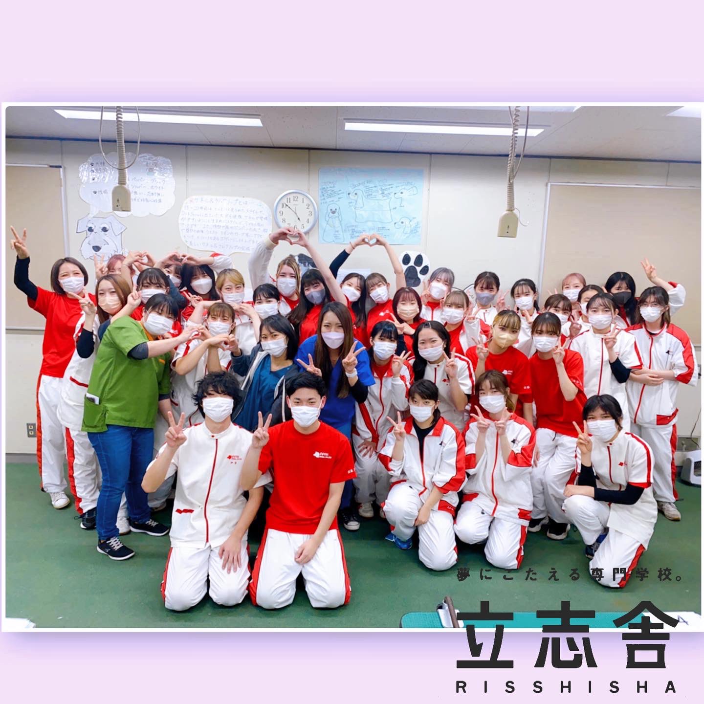 日本動物専門学校 先日 動物看護コース2年のグルーミング実習が終了となりました お世話になった先生方に 感謝の気持ちを込めてプレゼント ありがとうございました お洗濯物のロープ張りも全力な2年看護コースでした 笑 日本動物専門学校