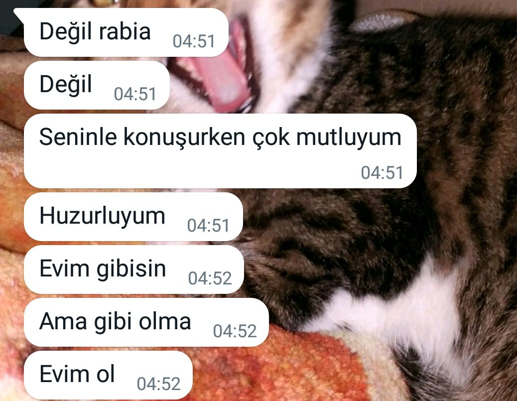 Arkadaşlar bana az önce böyle bir şey oldu