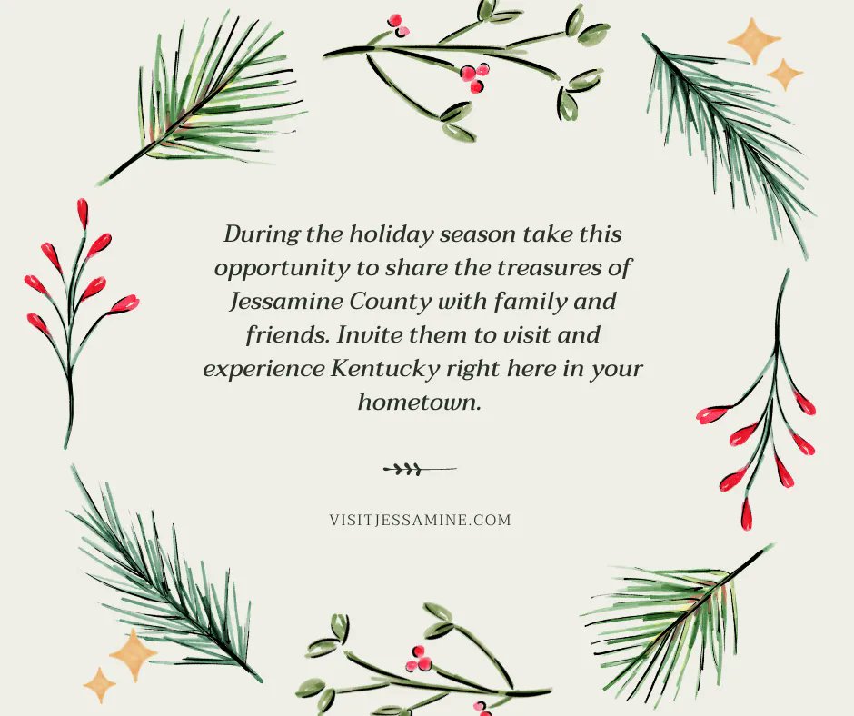 Visit Jessamine 
#jessaminelove #kytourism #nicholasville #wilmore #campnelson #nationalmonument #vineyards #AfricanAmericanCivilWarSoldiers #TaylorMadeFarm #DanielBoone #HighBridge #horsecountry #Trails #bourbon #PGA #Barbasol #localfood #localshops